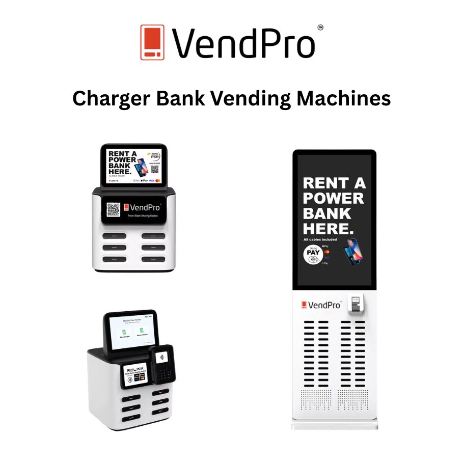 Power Bank Rental Kiosks - VendPro